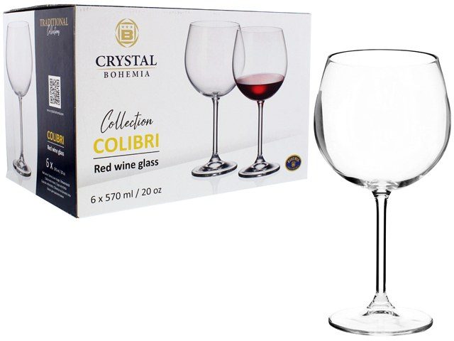 Red Wine Glass Set (Colibri)