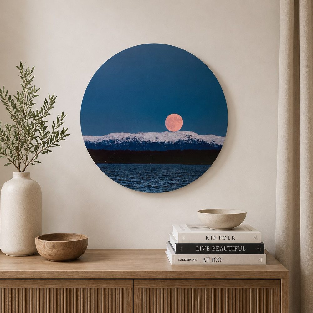 Round Canvas Art (60*60cm)