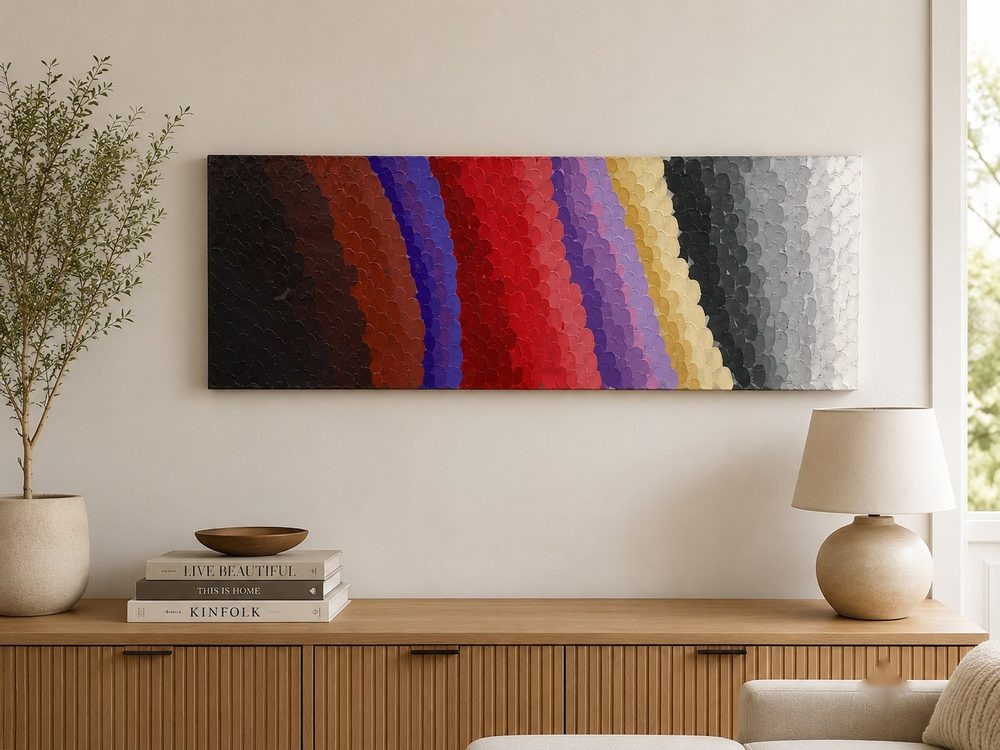 Seashell Canvas Art (16″*47″)