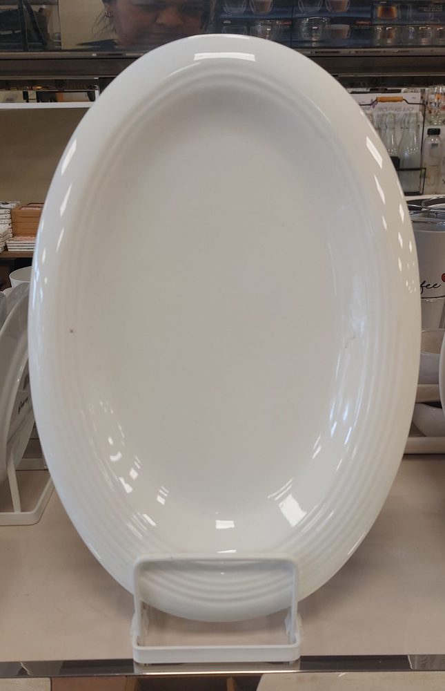Serving Plate Oval (White 14″ * 9.5″)
