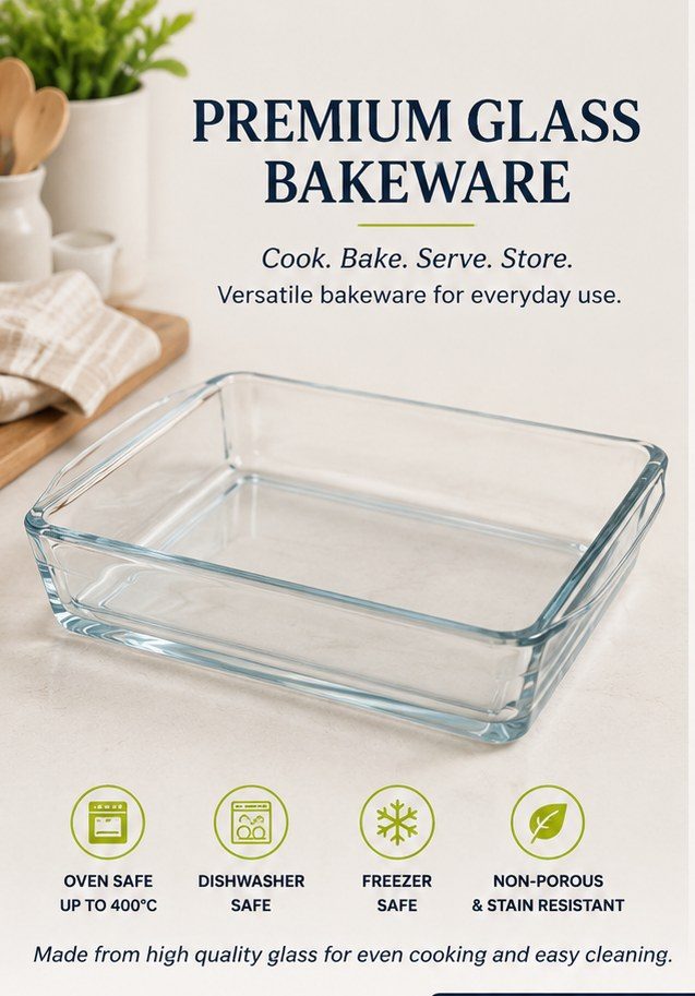 Square Borcam Bakeware