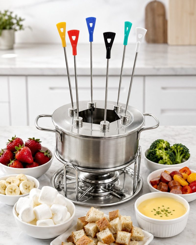 Stainless Steel 11pc Fondu Set (Welco)