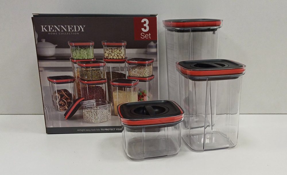 Storage Container Set (3pc Acrylic)