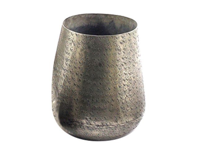 Decor Vase (Metallic Silver 23cm)