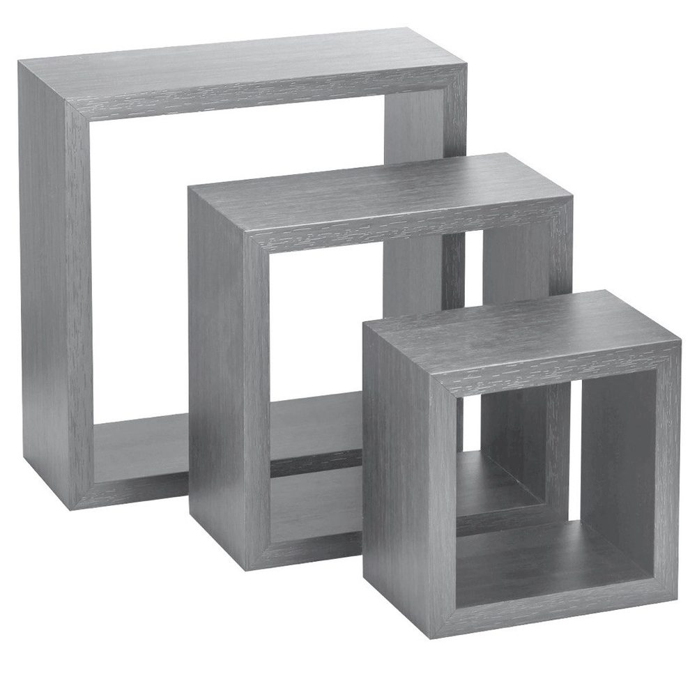 Floating Shelf (3pc Box Set Grey)