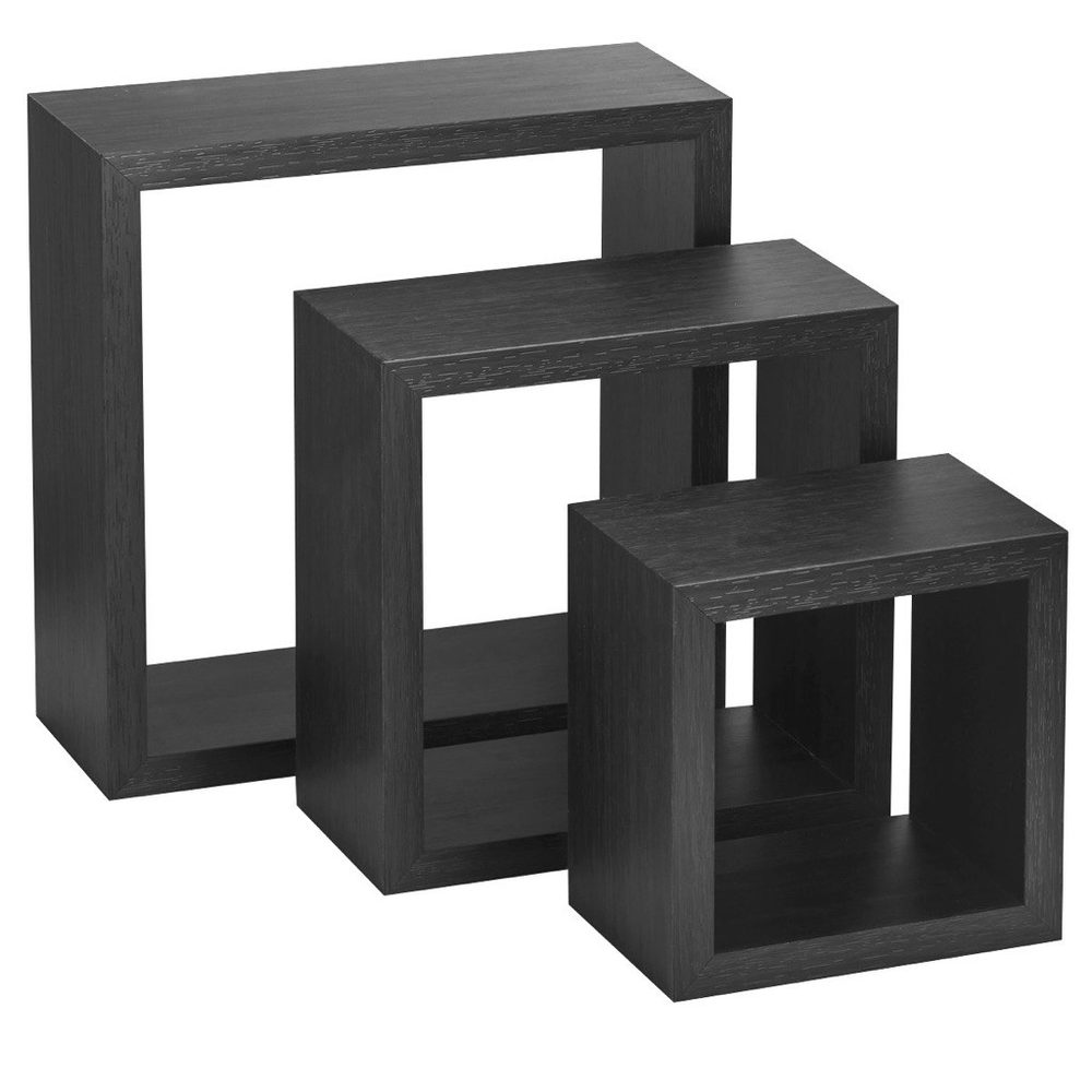 Floating Shelf (3pc Box Set Black