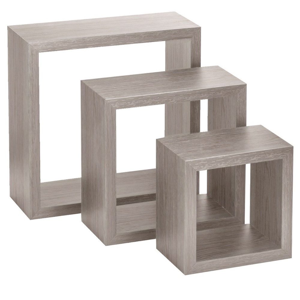Floating Shelf (3pc Box Set Oak Brown)